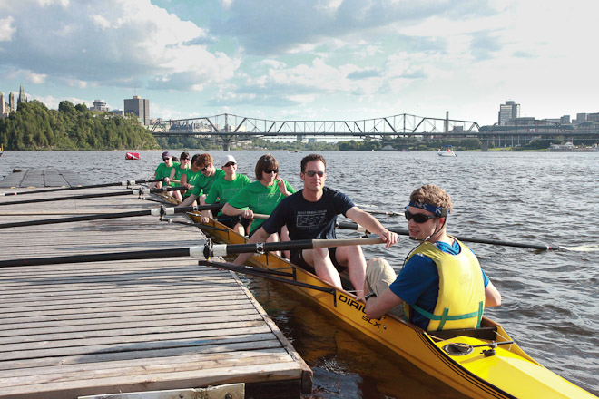 Race night for Irish Green, Adult Rowing League, Ottawa