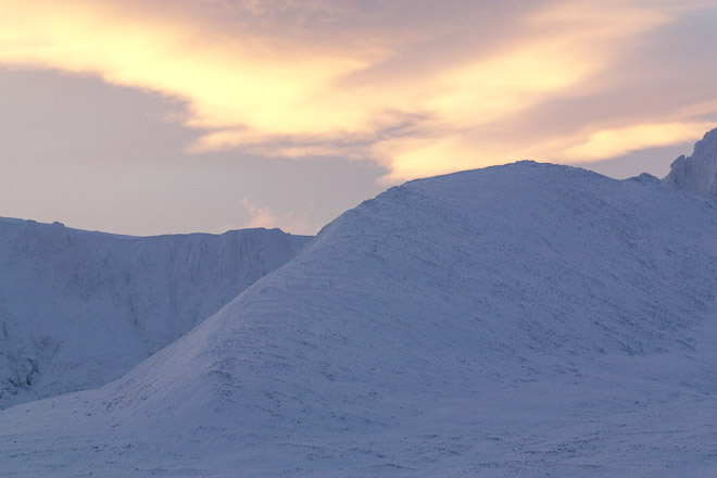 Snowy hills