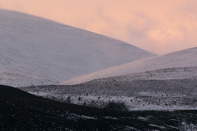 Wintery hills