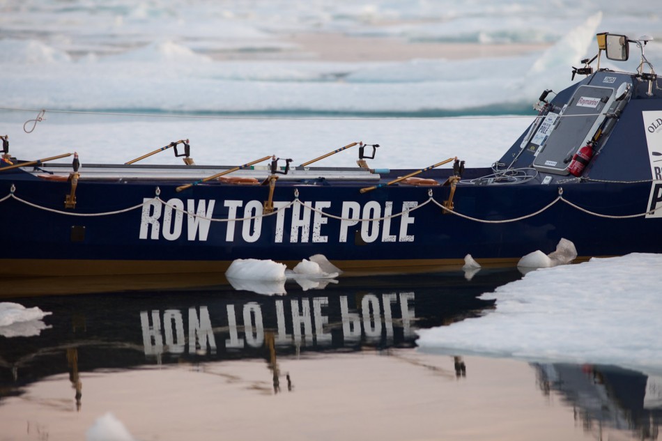 Sea ice row boat