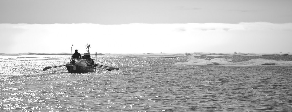 Sea ice rowing