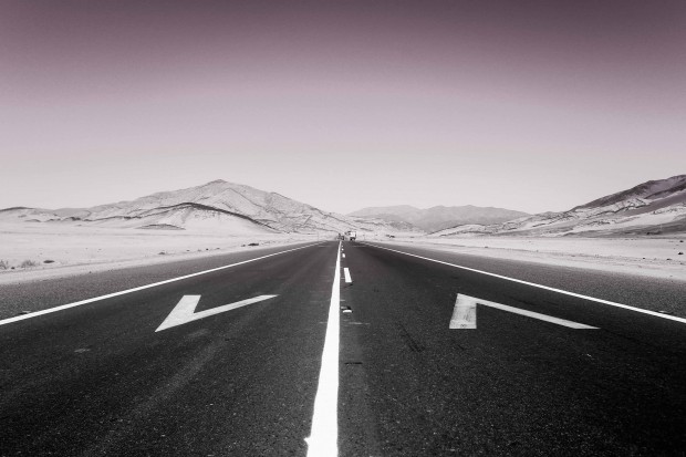 Una carretera por el desierto